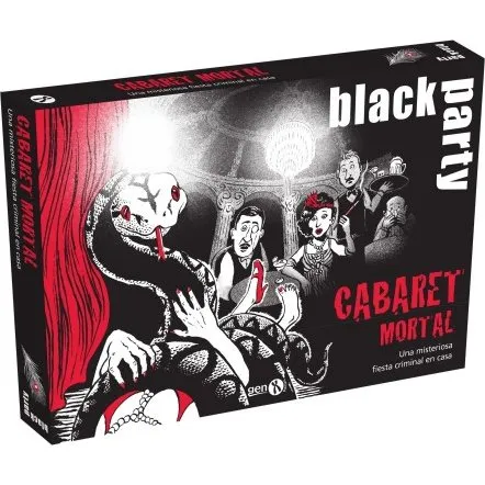 Black Party: Cabaret Mortal - Juego de Cartas de Misterio