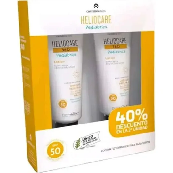 Heliocare Pack Duplo 360 Pediatrics Lotion 200 ml