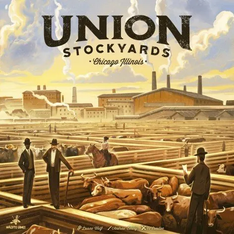 Maldito Games Union Stockyards con Fichas de Madera