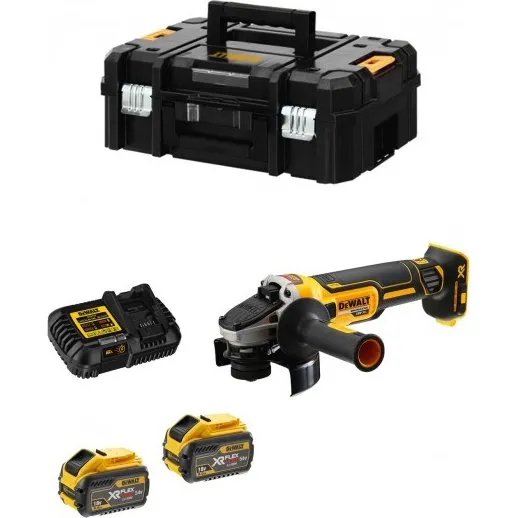 DeWalt DCG418X2-QW Amoladora 54V 9Ah 125mm