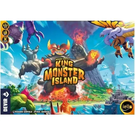 Devir King of Monster Island - Juego de Mesa Cooperativo