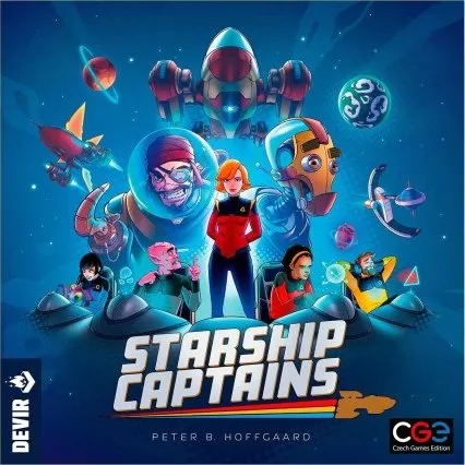 Devir Starship Captains - Juego de Mesa con Carta Promocional