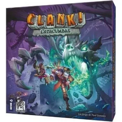 Clank! Catacumbas - Juego de Cartas de Construcción de Mazos
