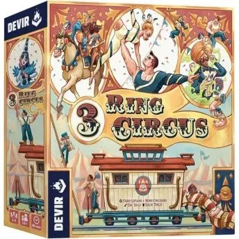 3 Ring Circus - Juego de Mesa de Estrategia Devir