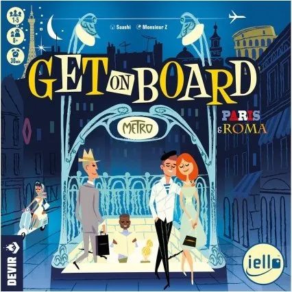Get On Board: Paris y Roma - Juego de Mesa Devir