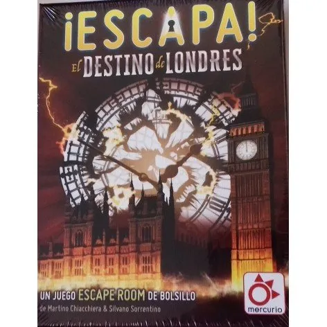 Escapa: El destino de Londres - Juego de cartas Escape Room