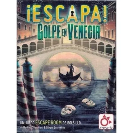 Escapa: Golpe en Venecia - Juego de Cartas Escape Room