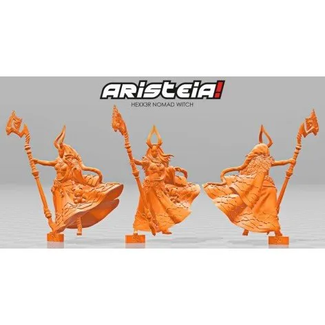 Aristeia! Hexx3r Nomad Witch Skin - Expansión de Juego de Mesa