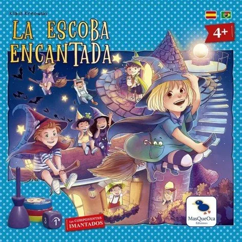 La Escoba Encantada - Juego de Mesa de Magia para Niños