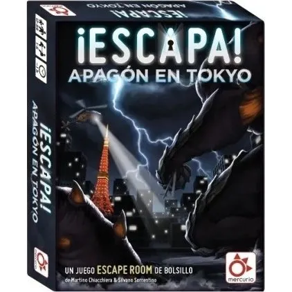Mercurio Escapa: Apagón en Tokyo - Juego de Cartas