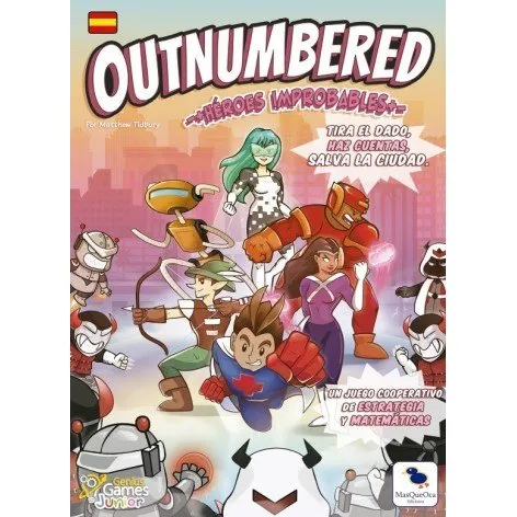 Outnumbered Heroes Improbables - Juego de Mesa Cooperativo de Estrategia