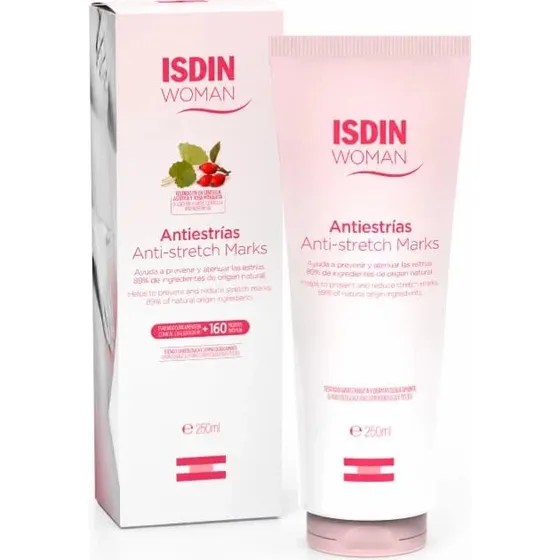 Isdin Woman Antiestrías Embarazo - Crema Corporal 250ml
