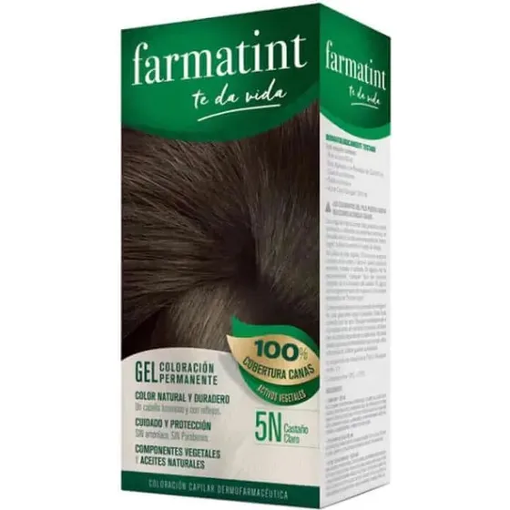 Farmatint Gel Colorante Permanente 5N Marrón Claro