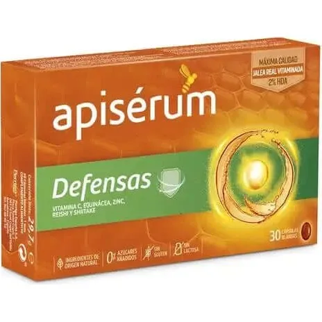Apiserum Defensas 30 Cápsulas Blandas