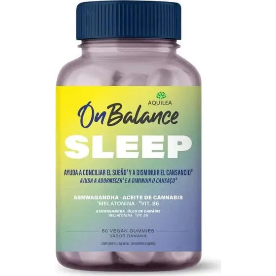 Aquilea OnBalance Sleep 60 Gummies Sabor Banana