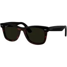Ray-Ban Wayfarer Black on Havana/Polar Green 25