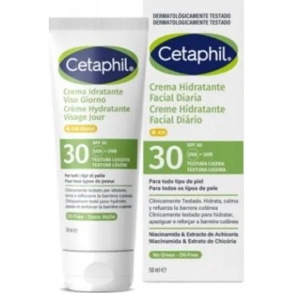 Cetaphil Crema Hidratante Facial SPF30 Textura Ligera 50 ml