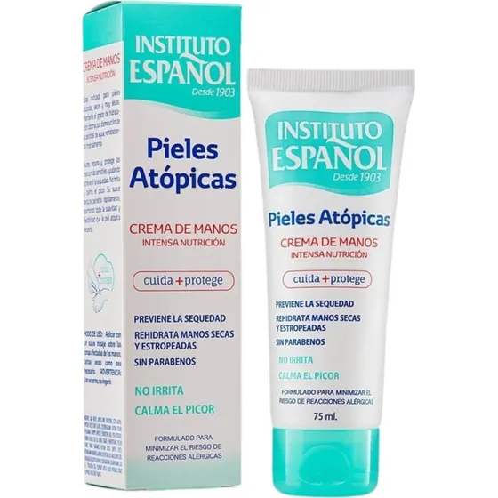 Instituto Español Crema de Manos para Pieles Atópicas, 75 ml