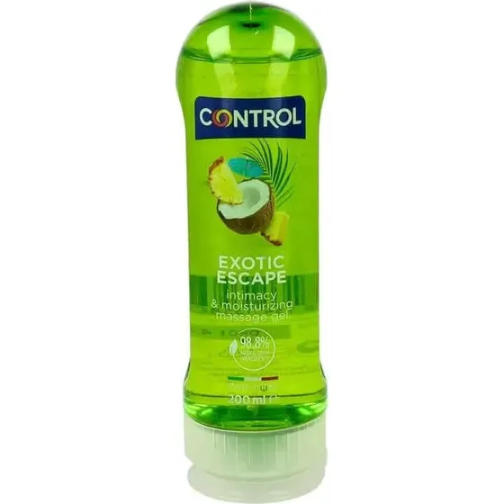 Control Exotic Escape Gel Lubricante y Masaje 200 ml