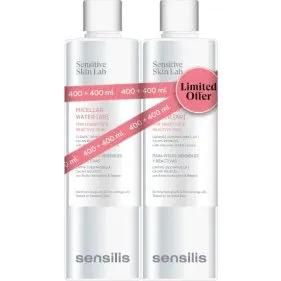 Sensilis Duplo Agua Micelar 400ml + 400ml para Piel Sensible