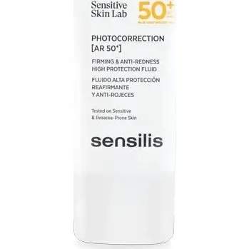 Sensilis Photocorrection [AR SPF 50+] Fluido Reafirmante y Anti-rojeces 40 ml