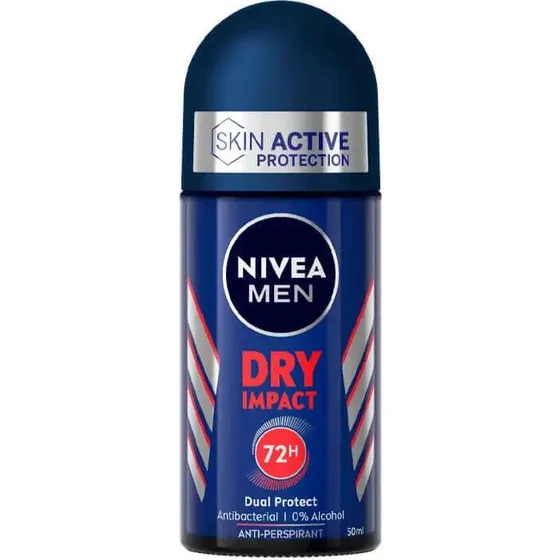 Nivea Men Desodorante Roll-On Dry Impact 50 ml