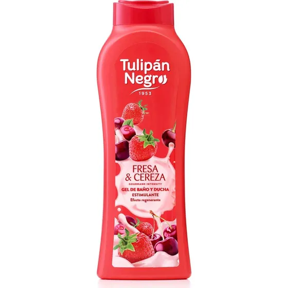 Tulipán Gel de Ducha Fresa y Cereza Negra 650 ml