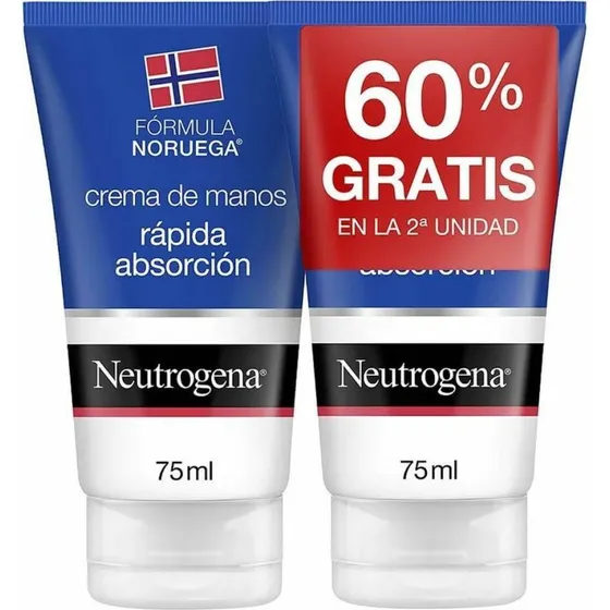 Neutrogena Crema de Manos de Rápida Absorción (Pack 2 x 75 ml)