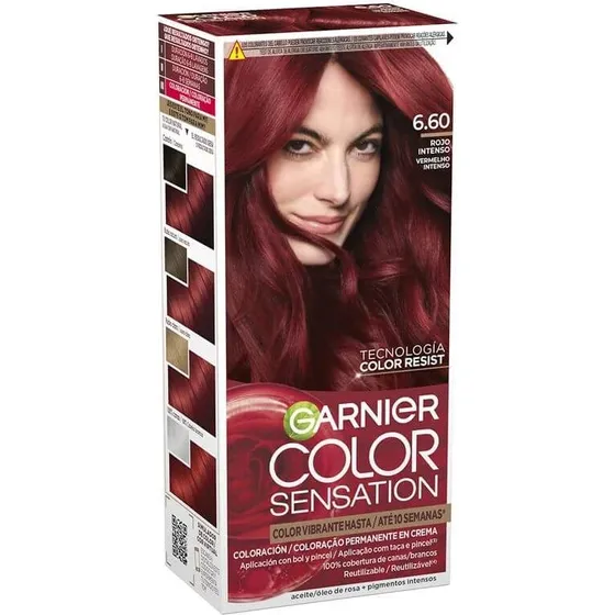Garnier Color Sensation N. 6.60 Rojo Intenso - Tinte Permanente