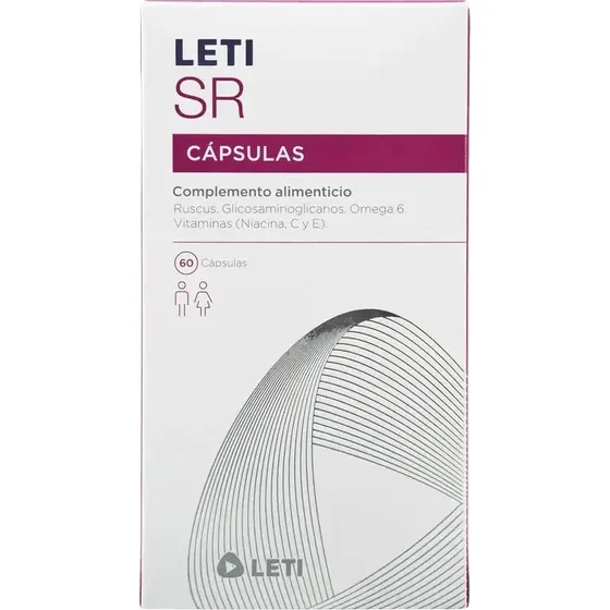 Leti SR 60 Cápsulas - Cuidado de Piel Sensible y Salud Cardiovascular