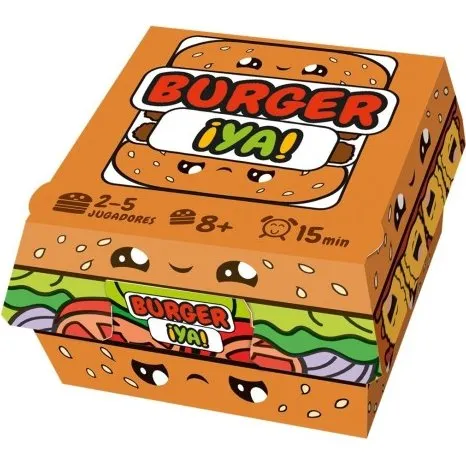 Asmodee Burger ¡YA! Juego de Cartas