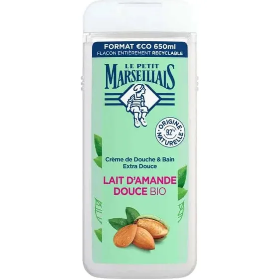 Le Petit Marseillais Gel de Ducha Extra Suave Leche de Almendras 650 ml