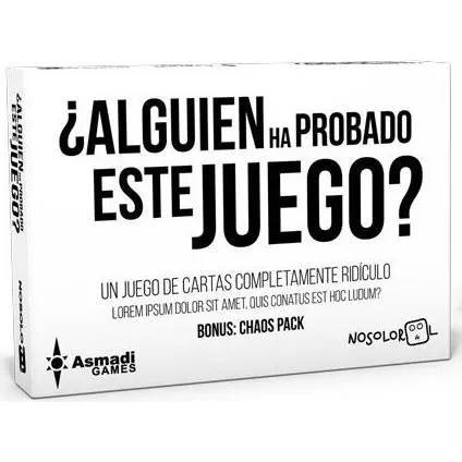 Buro de Juegos: ¿Alguien ha probado este juego? Juego de cartas