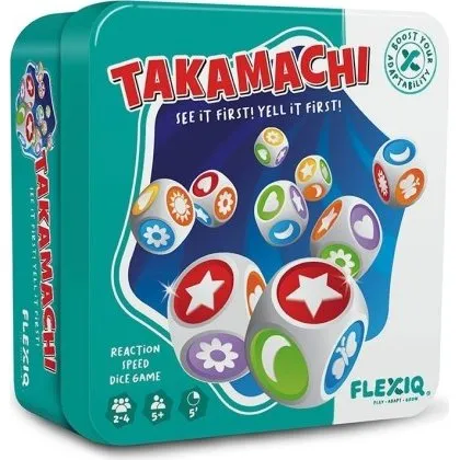 Flexiq Takamachi Juego de Mesa de Dados de Agilidad Mental