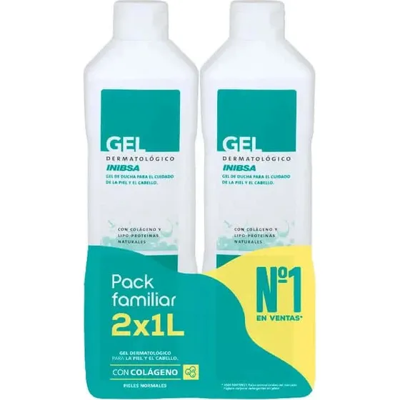 Inibsa DUPLO Gel dermatológico 2x1000ml