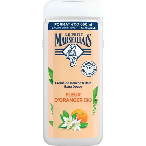 Le Petit Marseillais Gel de Ducha Extra Suave Azahar BIO 650 ml