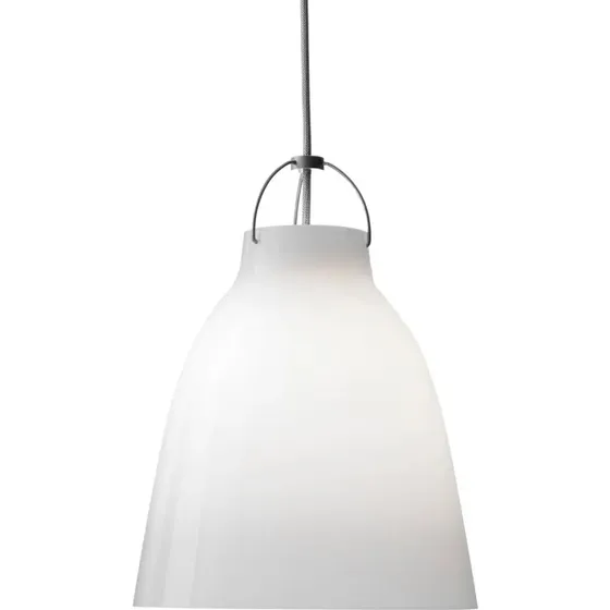 Fritz Hansen Lámpara Colgante Caravaggio P2 Vidrio Opalino