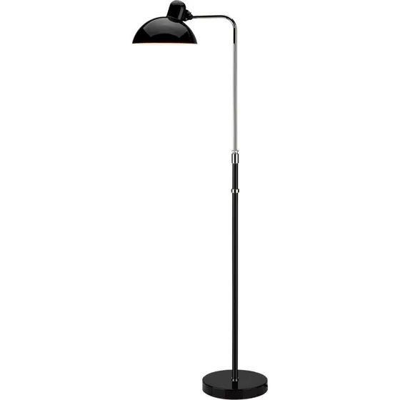 Fritz Hansen Lámpara de Pie Kaiser Idell 6580 Luxus Negra