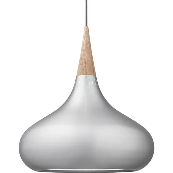 Fritz Hansen Lámpara Colgante Orient P3 Aluminio y Roble Ø 50 cm
