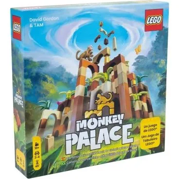 Asmodee Monkey Palace Juego de Mesa de Construcción Estratégica