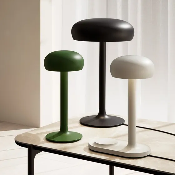 Eva Solo Lámpara de mesa recargable Emendo Cloud Gris