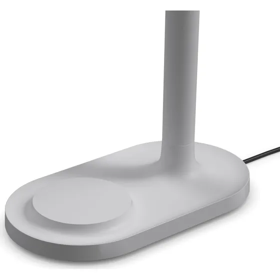 Eva Solo Lámpara de Mesa Emendo Gris con Cargador Qi