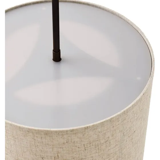 Audo Copenhagen Lámpara colgante Hashira de lino, Ø30 cm, natural