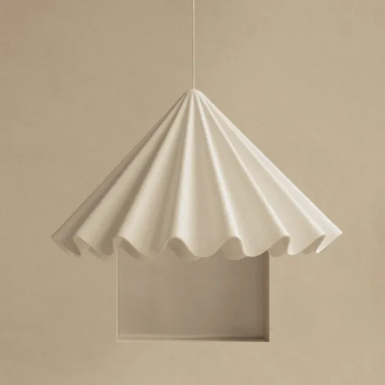 Audo Copenhagen Lámpara colgante Dancing Ø65 cm Off White