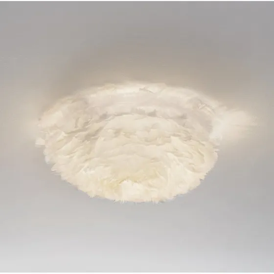 Umage Eos Up Lámpara de Techo y Pared de Plumas Blancas - 40 cm