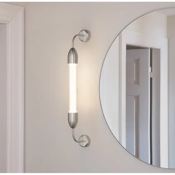 Aplique de pared UMAGE Lemon Squeeze, 1 luz, Acero, 77 cm