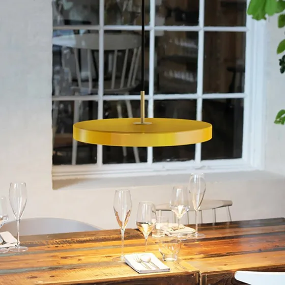 Umage Lámpara Colgante LED Asteria Mini Amarillo Azafrán