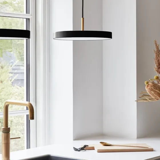 UMAGE Asteria Mini Lámpara Colgante Negra