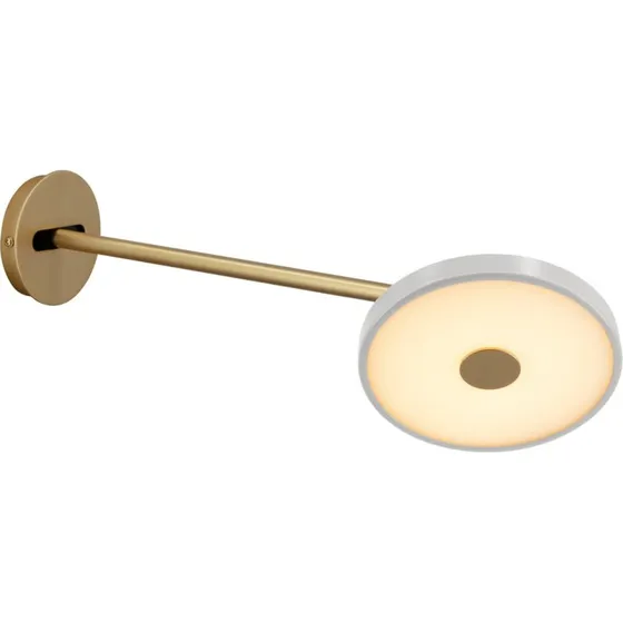 Umage Asteria Long Aplique de Pared LED - Gris y Latón
