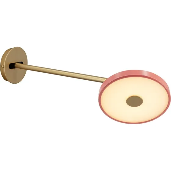 UMAGE Aplique de pared LED Asteria Long, Rosa/Latón